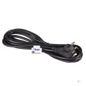 Kabel Akyga AK-PC AK-PC-06A (Hybrydowa standardu C/E/F (CEE 7/7) M - C13 M; 3m; kolor czarny)