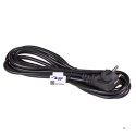 Kabel Akyga AK-PC AK-PC-06A (Hybrydowa standardu C/E/F (CEE 7/7) M - C13 M; 3m; kolor czarny)