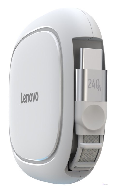 Kabel zwijany Lenovo GX91V57059 240W USB-C biały