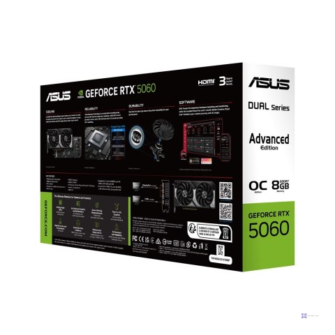 Karta graf. ASUS DUAL RTX 5060 8GB OC Advanced