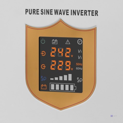 Zasilacz awaryjny KEMOT PROsinus-2200 przetwornica z czystym przebiegiem sinusoidalnym i funkcją ładowania 12V 230V 2200VA/1600W