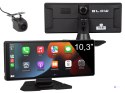 STACJA MULTIMEDIALNA BEZPRZEWODOWA CARPLAY5.0 BLOW Z WIDEOREJESTRATOREM I KAMERĄ COFANIA (OUTLET)