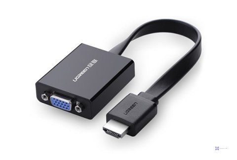 Ugreen Adapter HDMI Do VGA MM103 25cm Czarny