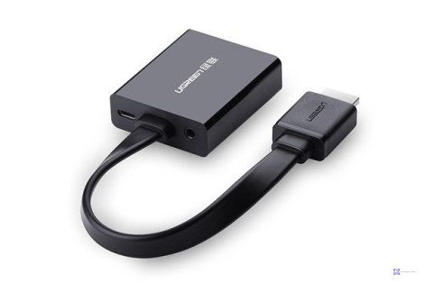 Ugreen Adapter HDMI Do VGA MM103 25cm Czarny