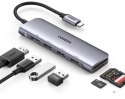 Ugreen Adapter HUB CM511 USB-C do HDMI, 3x USB-A 3.0, SD/TF