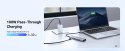 Ugreen Adapter HUB CM511 USB-C do HDMI, 3x USB-A 3.0, SD/TF