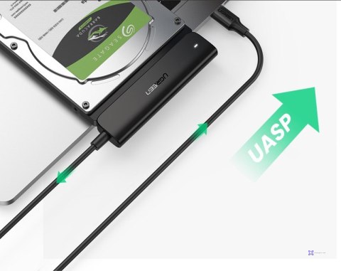 Ugreen Adapter USB-C 3.0 Do Dysku SATA 2.5 50cm Srebrny AV144