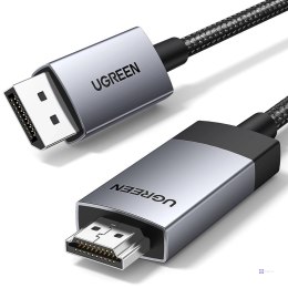 Ugreen Kabel Display Port do HDMI DP119 4K, 1m, jednokierunkowy