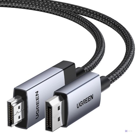 Ugreen Kabel Display Port do HDMI DP119 4K, 1m, jednokierunkowy