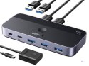 Ugreen Przełącznik switch USB 3.0 CM662, 2X4 out (czarny)