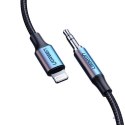 Ugreen kabel przewód audio AUX MFI Lightning - 3,5 mm mini jack 1 m szary