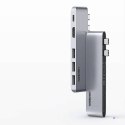 Ugreen wielofunkcyjny HUB 2x USB Typ C na USB Typ C PD (Thunderbolt 3, 100W, 4K@60 Hz, 10 Gbps) / HDMI 4K@30 Hz / 3x USB 3.0 do 