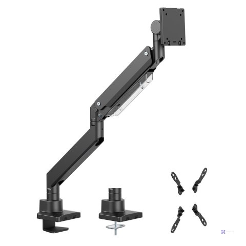 MACLEAN UCHWYT BIURKOWY DO MONITORA LCD 17-57", 27KG, VESA MAX 200X200 PODWÓJNE RAMIĘ MC-968