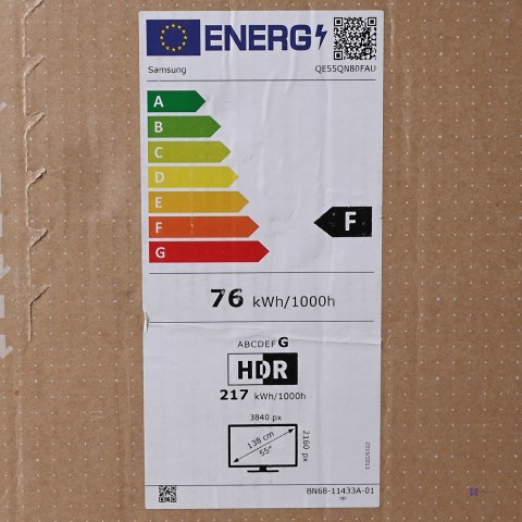 Telewizor Samsung QE55QN80FAUXXH Neo QLED 55'' 4K Ultra HD 144Hz Tizen Dolby Atmos Srebrny (MODEL 2025) (OUTLET)