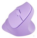 MYSZ WERTYKALNA NATEC CRAKE 2 BEZPRZEWODOWA 2400DPI BLUETOOTH 5.2 + 2.4GHZ PURE LAVENDER