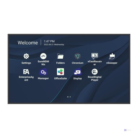 Monitor ViewSonic CDE6530 65" 4K Presentation Display Digital Signage