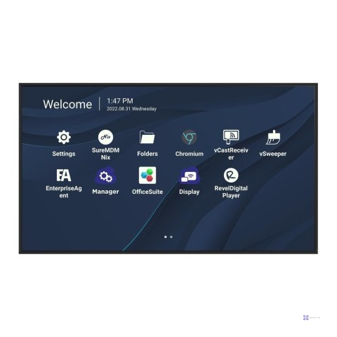 Monitor ViewSonic CDE7530 75" 4K Presentation Display Digital Signage
