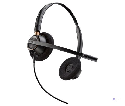 Słuchawki Poly EncorePro HW520 Binaural Wired Headset, Quick Disconnect, Black