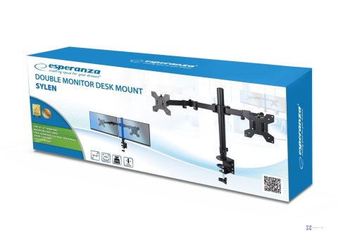 ESPERANZA UCHWYT DO 2 MONITORÓW SYLEN ERW018 (OUTLET)