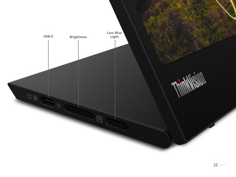Lenovo ThinkVision M15 15.6"FHD IPS 60Hz 250nits AG Raven Black