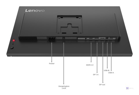 Lenovo ThinkVision P24Q-40 23.8"QHD 120Hz 300nits AG USB HDMI DP Raven Black