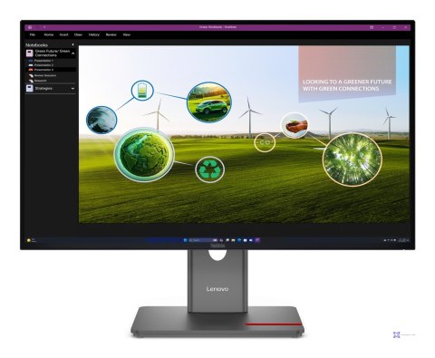 Lenovo ThinkVision P27q-40 27"QHD 120Hz 350nits AG USB HDMI DP Eclipse Black
