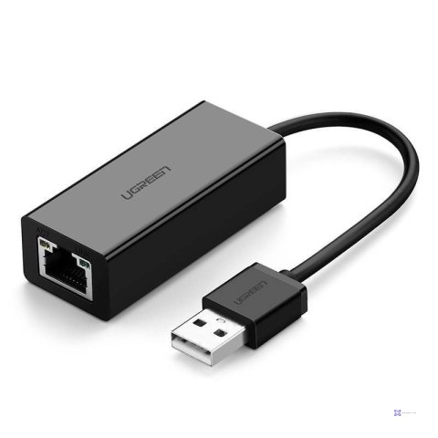Ugreen Adapter Sieciowy CR110 USB Do RJ45 Czarny