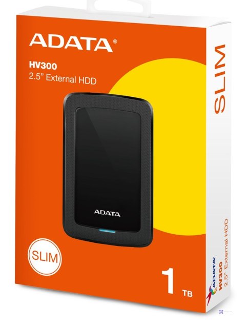 Dysk zewnętrzny HDD ADATA HV300 (1TB; 2.5"; USB 3.2; czarny)