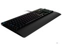Klawiatura Logitech 920-008093 (mechaniczna; USB 2.0; (US); kolor czarny) (OUTLET)