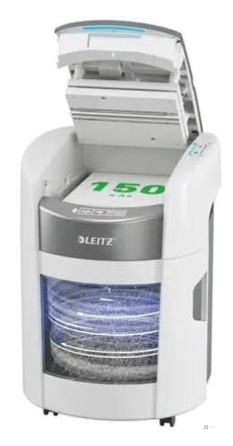 Niszczarka Leitz IQ Optimax AutoFeed 150, P4, 150 kartek, 15 l kosz