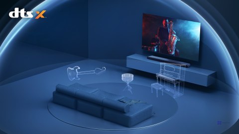Soundbar TCL S45HE 2.0 kan.100W Bluetooth 5.2 Dolby Atmos Tytanowy (WYPRZEDAŻ)