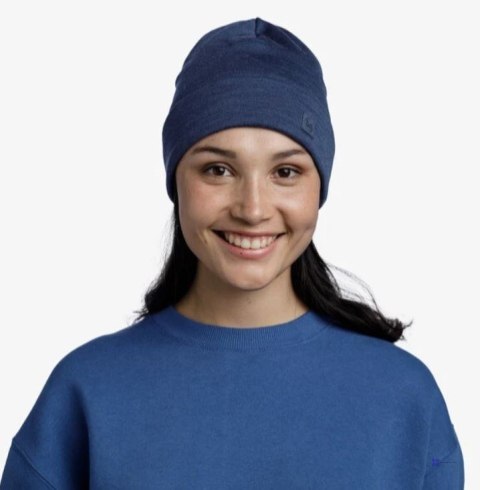 Czapka wełniana Buff Merino Heavyweight, solid night blue