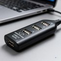 Hub Esperanza EA116 (4x USB 2.0; kolor czarny)
