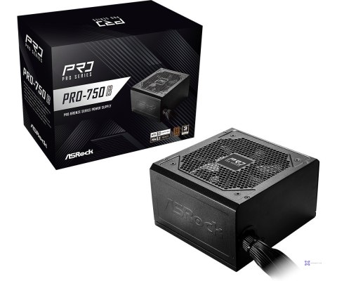 Zasilacz ASRock PRO-750B 750W 80 PLUS Bronze