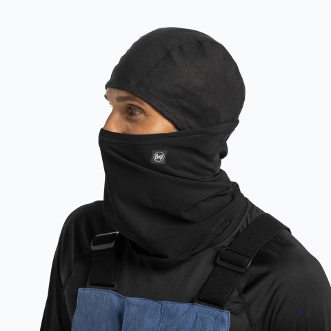 Kominiarka BUFF TECH FLEECE HINGED BALACLAVA SOLID BLACK