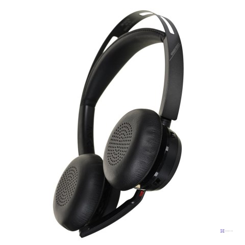 Słuchawki Poly Voyager Focus 2 z certyfikatem Microsoft Teams USB-C-C Headset + USB-C/A Adapter + podstawka ładująca A4HT5AA#AC3