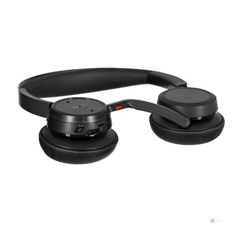 Słuchawki Poly Voyager Focus 2 z certyfikatem Microsoft Teams USB-C-C Headset + USB-C/A Adapter + podstawka ładująca A4HT5AA#AC3