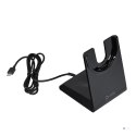Słuchawki Poly Voyager Focus 2 z certyfikatem Microsoft Teams USB-C-C Headset + USB-C/A Adapter + podstawka ładująca A4HT5AA#AC3
