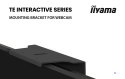 Iiyama TE6513A-B2AG signage display Interaktywny płaski panel 163,8 cm (64.5") Wi-Fi 500 cd/m2 4K Ultra HD Czarny Ekran dotykowy