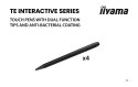 Iiyama TE6513A-B2AG signage display Interaktywny płaski panel 163,8 cm (64.5") Wi-Fi 500 cd/m2 4K Ultra HD Czarny Ekran dotykowy