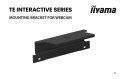 Iiyama TE6513A-B2AG signage display Interaktywny płaski panel 163,8 cm (64.5") Wi-Fi 500 cd/m2 4K Ultra HD Czarny Ekran dotykowy