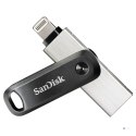 Pendrive SanDisk iXpand GO SDIX60N-128G-GN6NE (128GB; Lightning, USB 3.0; kolor srebrny) (OUTLET)