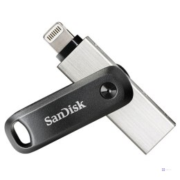 Pendrive SanDisk iXpand GO SDIX60N-128G-GN6NE (128GB; Lightning, USB 3.0; kolor srebrny) (OUTLET)