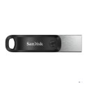 Pendrive SanDisk iXpand GO SDIX60N-128G-GN6NE (128GB; Lightning, USB 3.0; kolor srebrny) (OUTLET)