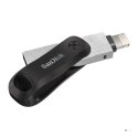 Pendrive SanDisk iXpand GO SDIX60N-128G-GN6NE (128GB; Lightning, USB 3.0; kolor srebrny) (OUTLET)