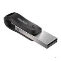 Pendrive SanDisk iXpand GO SDIX60N-128G-GN6NE (128GB; Lightning, USB 3.0; kolor srebrny) (OUTLET)