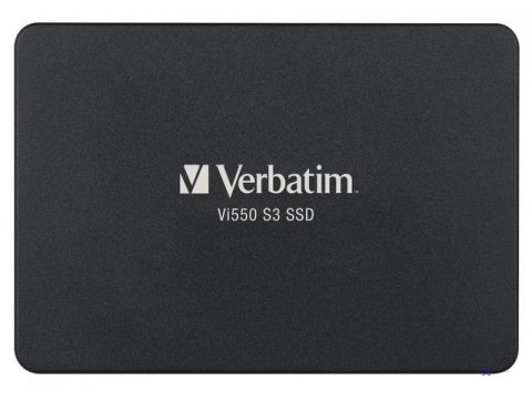Dysk SSD wewnętrzny Verbatim Vi550 S3 256GB 2.5" SATA III czarny