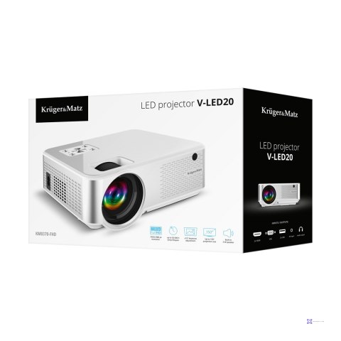 Projektor LED Kruger&Matz V-LED20 (OUTLET)