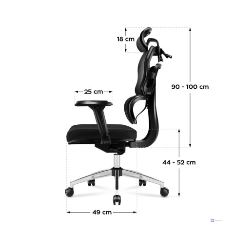 Fotel biurowy MA-Expert 4.9 Black