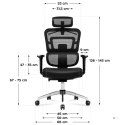Fotel biurowy MA-Expert 4.9 Black